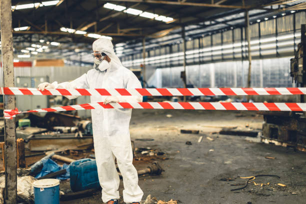 Professional Biohazard technician working in Perry Hall, MD